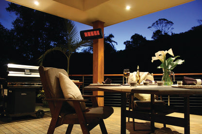 Tungsten Gas 500 mounted over a residential terrace