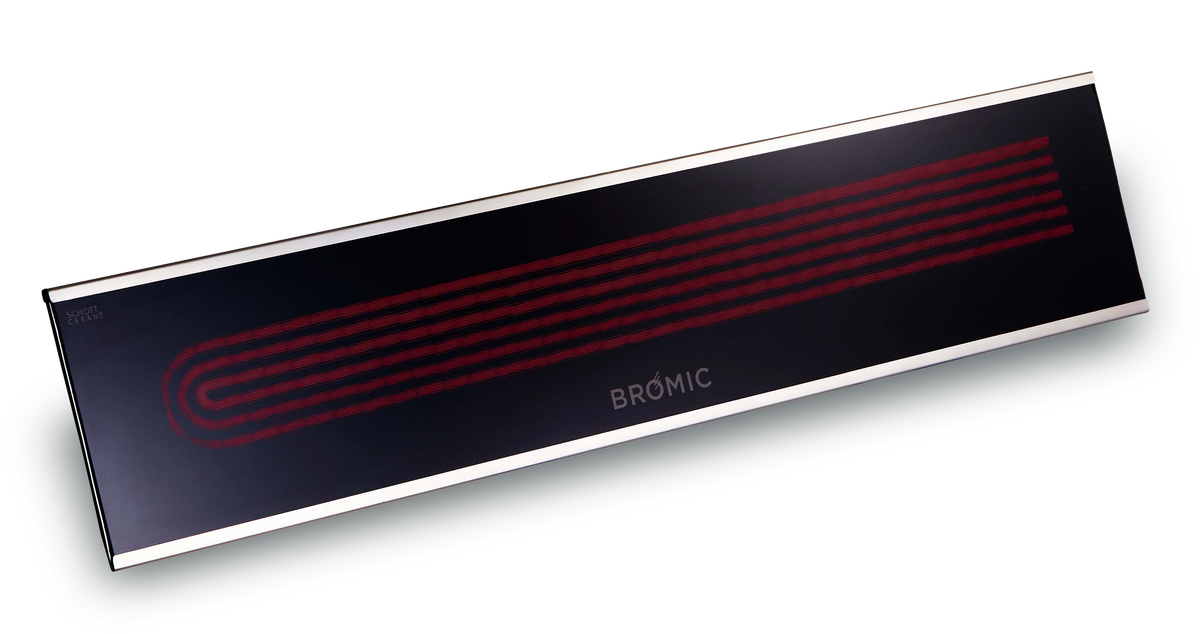 Platinum Electric black heater angle view
