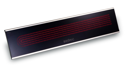 Platinum Electric black heater angle view