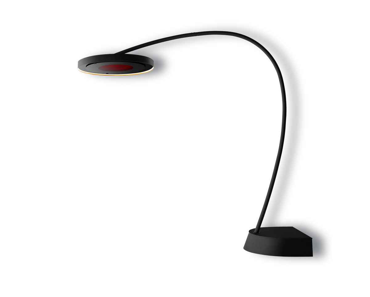 Bromic Eclipse Portable heater with curved arm