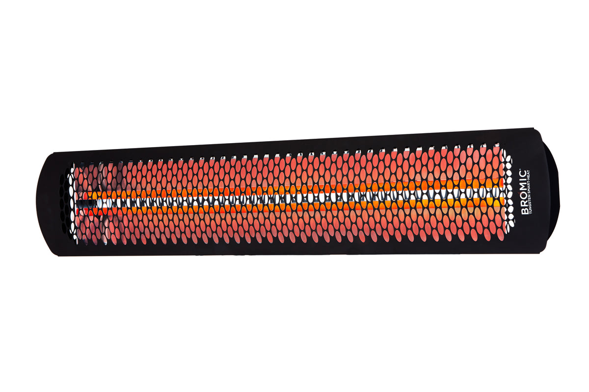 Bromic Tungsten Electric heater, angled view