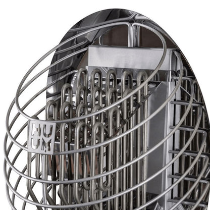 Huum DROP heater installed in a sauna