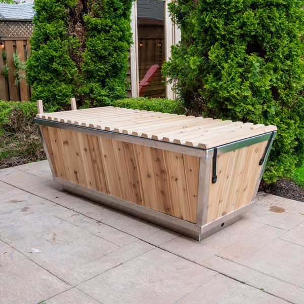 The Polar Plunge Tub in Eastern White Cedar