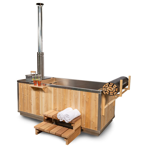 Starlight hot tub wood stove