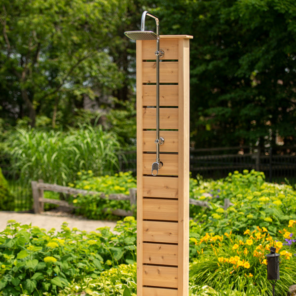 Sierra outdoor shower detail