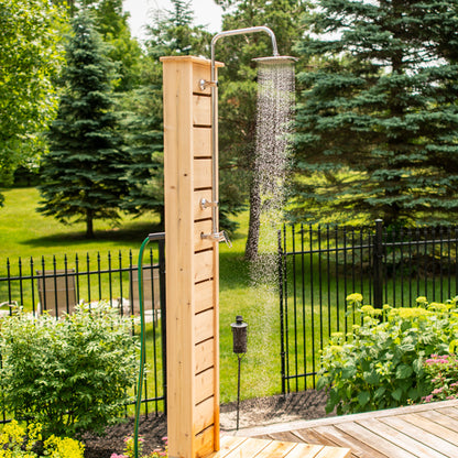Sierra outdoor shower hardware