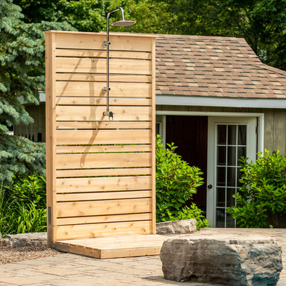 Savannah outdoor shower interior
