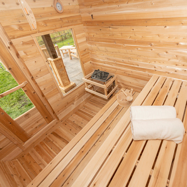 Luna sauna side profile