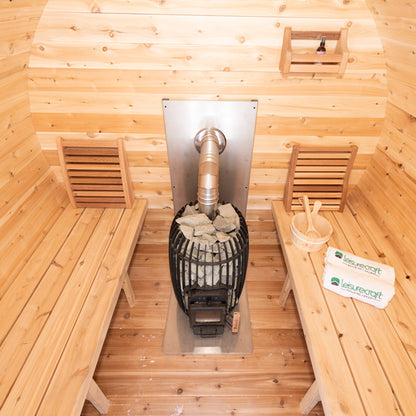 Elation sauna wide benches