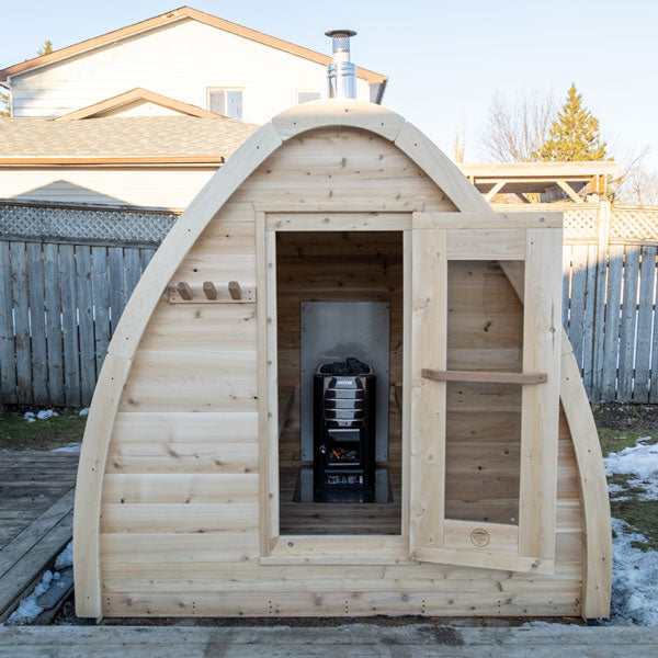 MiniPOD sauna front view