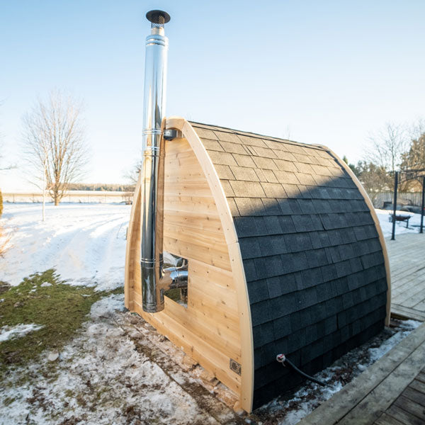 MiniPOD sauna side view