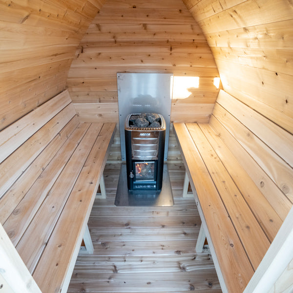 MiniPOD sauna interior