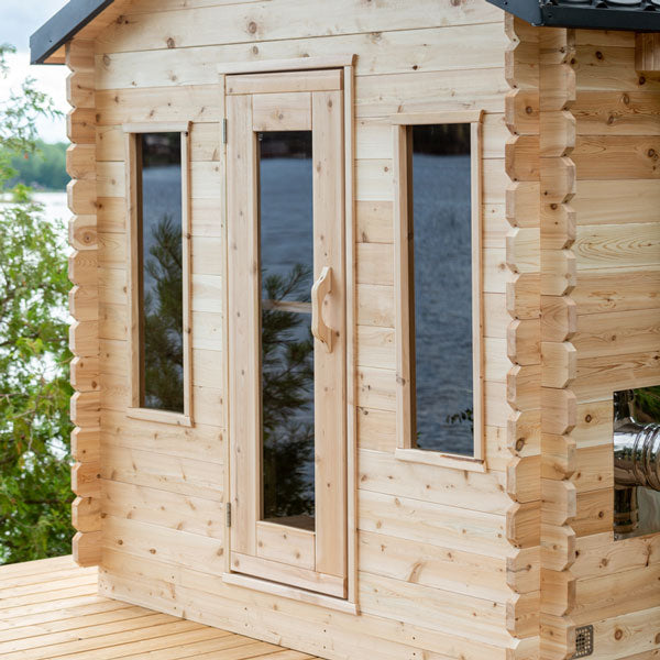 Cabin sauna exterior