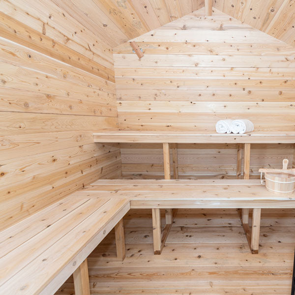 Cabin sauna side view
