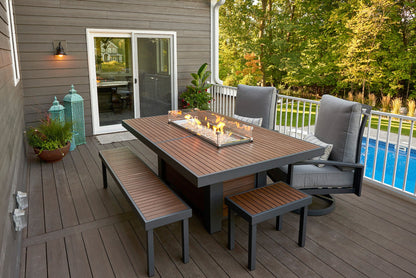 Kenwood fire table with glass guard