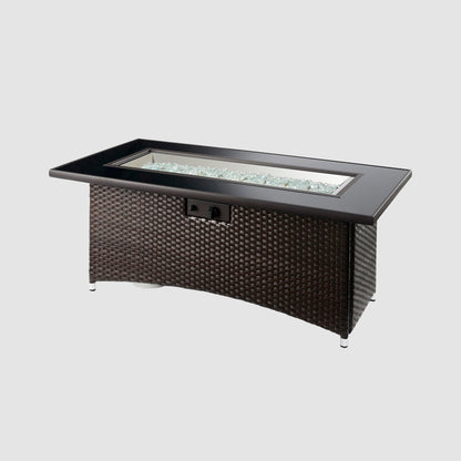 Montego fire table balsam finish