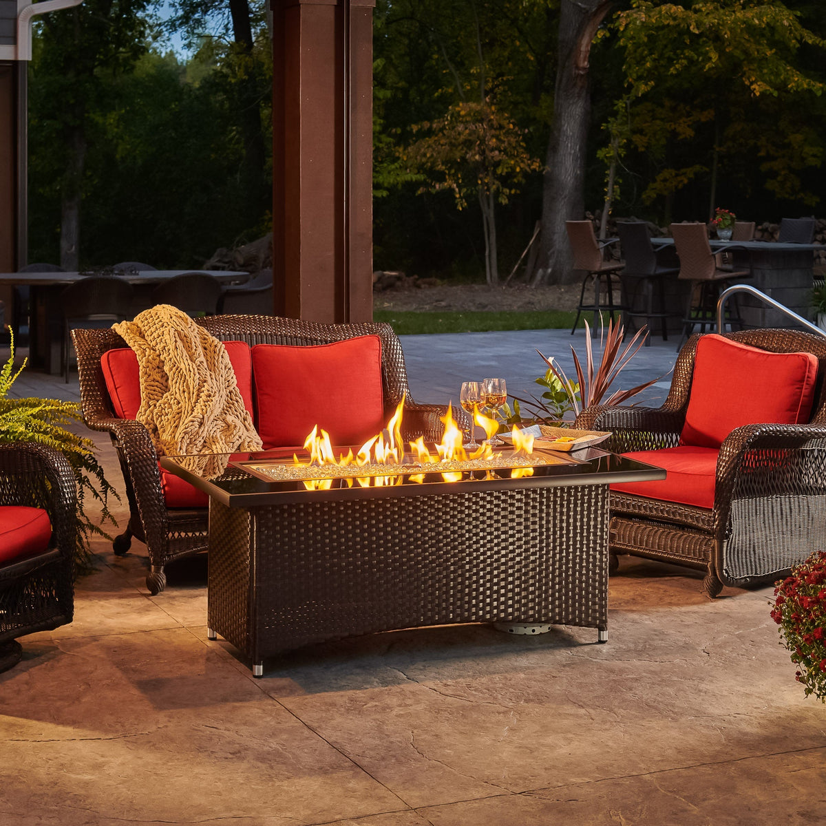 Montego fire table lifestyle