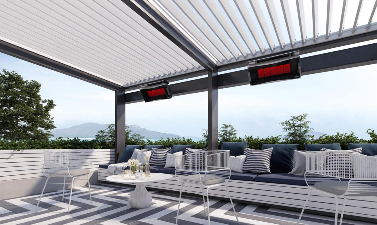 Platinum Gas mounted over terrace