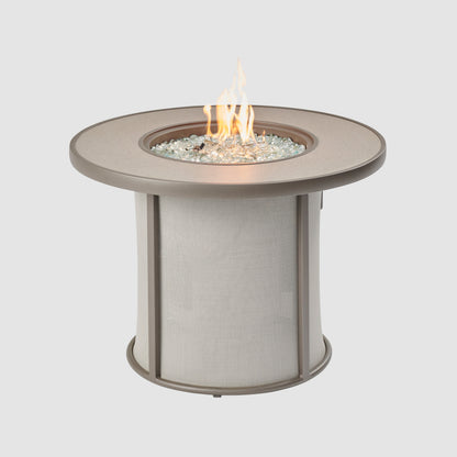 Stonefire fire table light grey finish