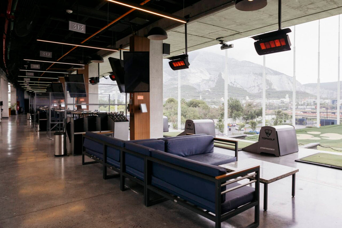 Tungsten Gas 500 over dining area